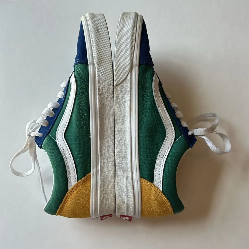 VANS Unisex Yacht Club Old Skool Classic Suede Sneakers Multi-Color Size M5.5/W7